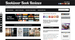 Desktop Screenshot of bookloverbookreviews.com